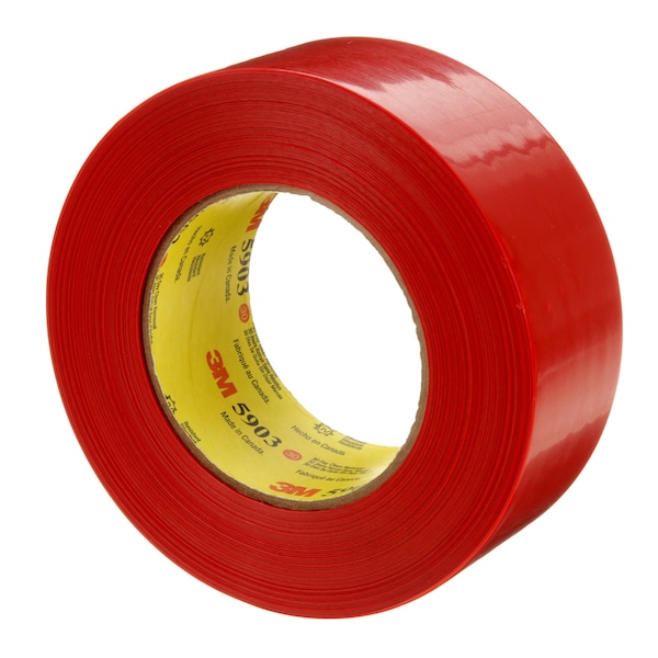3M Painter's Tape, 1 7/8 in W x 59 yd L, 7.5 mil Thick, Red, Rubber Adhesive - 5903