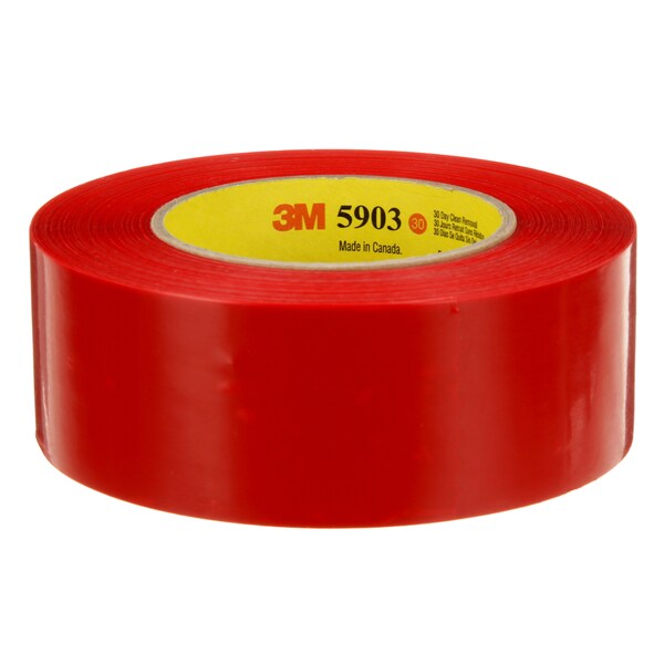 3M Painter's Tape, 1 7/8 in W x 59 yd L, 7.5 mil Thick, Red, Rubber Adhesive - 5903