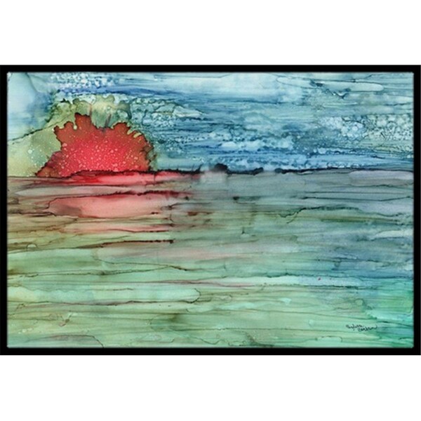 Carolines Treasures Abstract Sunset on the Water Indoor or Outdoor Mat, 24 x 36 in. - CA79128