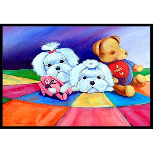 Jensendistributionservices 18 x 27 in. Maltese Indoor Outdoor Mat - MI2556967