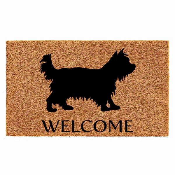 Calloway Mills Entrance Mat, Coir, Natural, Black - 105571729
