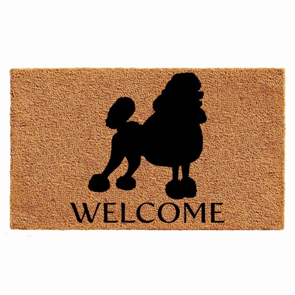 Calloway Mills Entrance Mat, Coir, Natural, Black - 105551729