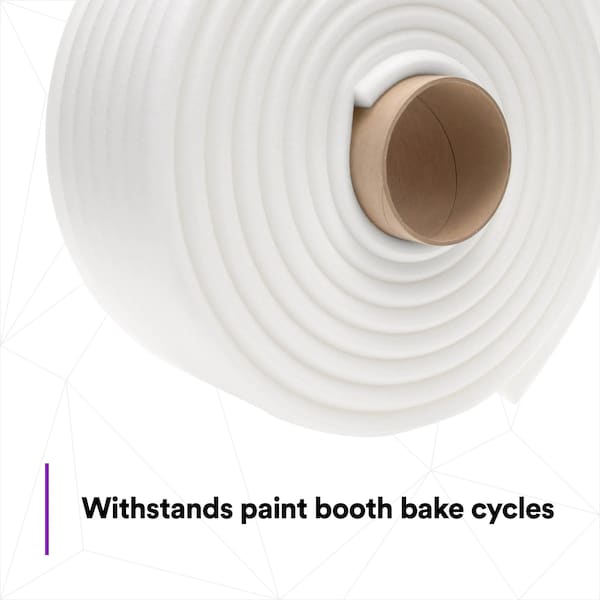 3M Painter's Tape, 19 mm W x 25 m L, 748 mil Thick, White, Rubber Adhesive - 09973