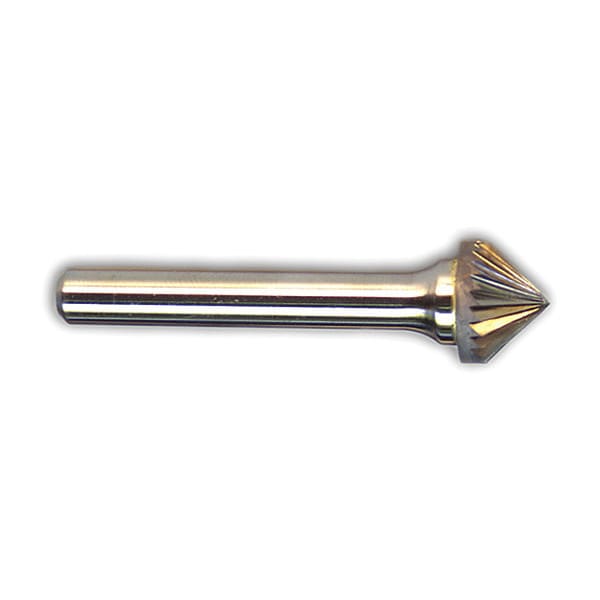 Melin Tool Co Carbide Bur, 1/8", 90 deg., Includd Cone Sc - SK-42SC