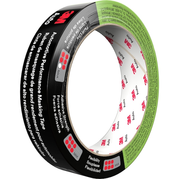 3M Automotive Performance Masking Tape, 18 mm x 32 m, 6/Case, 6PK - 3431SRP