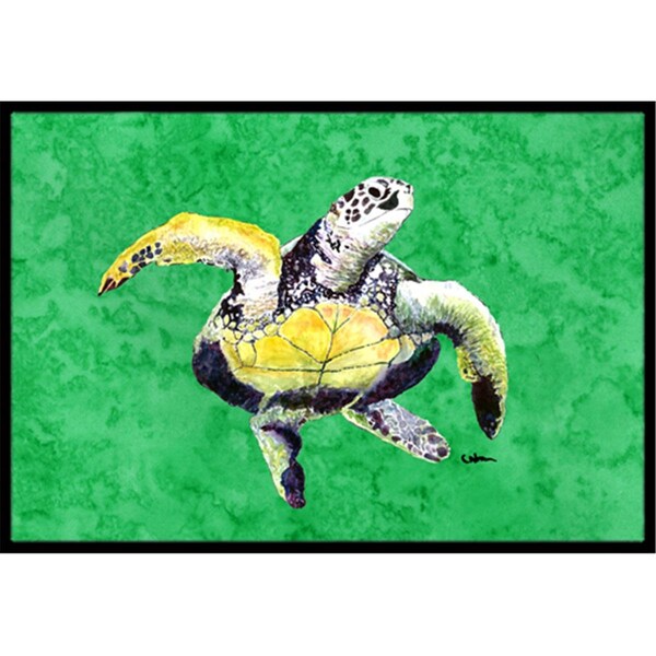 Carolines Treasures Turtle Indoor Or Outdoor Doormat- 24 x 36 in. - 8671JMAT