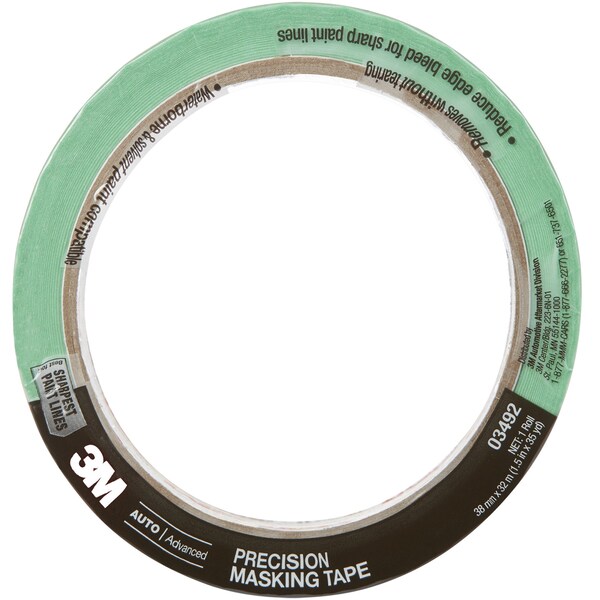 3M Precision Masking Tape, 1 1/2 in X 35 yd, 03492, 24PK - 3492