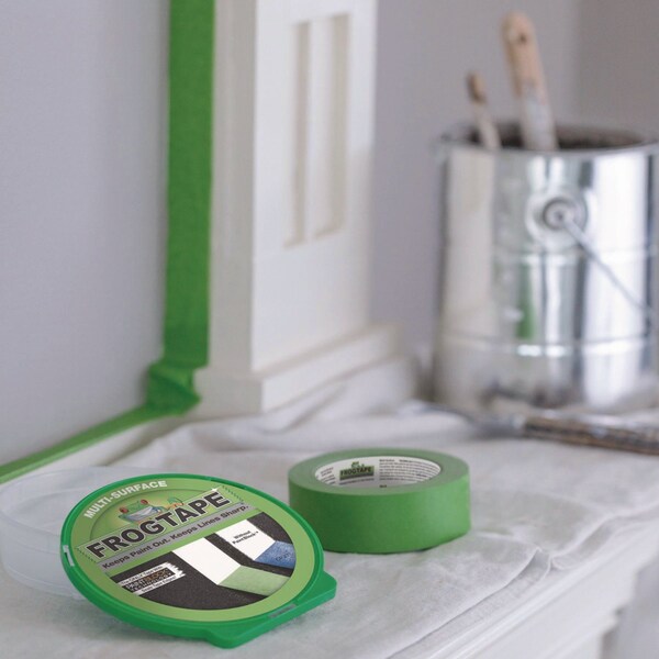 Duck Brand FrogTape Multi-Surface Painting Tape, 1.41in x 45 yds, Green - 1396747