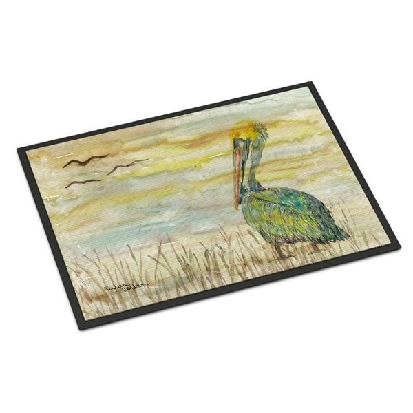 Carolines Treasures Carolines Treasures SC2024JMAT 24 x 36 in. Pelican Yellow Sky Indoor or Outdoor Mat - SC2024JMAT