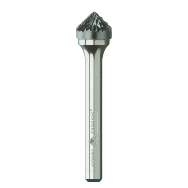 Cobra Carbide Carbide Burr, Single Cut Shape K, SK-42, 1/8 - 11167