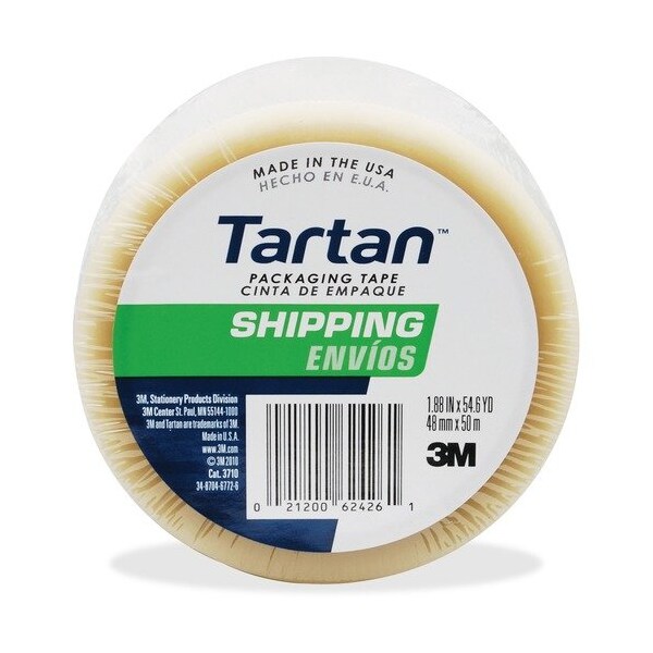 3M Commercial Tape, Pkg, Tartan, 1.88X54.6Yd - MMM37102CR
