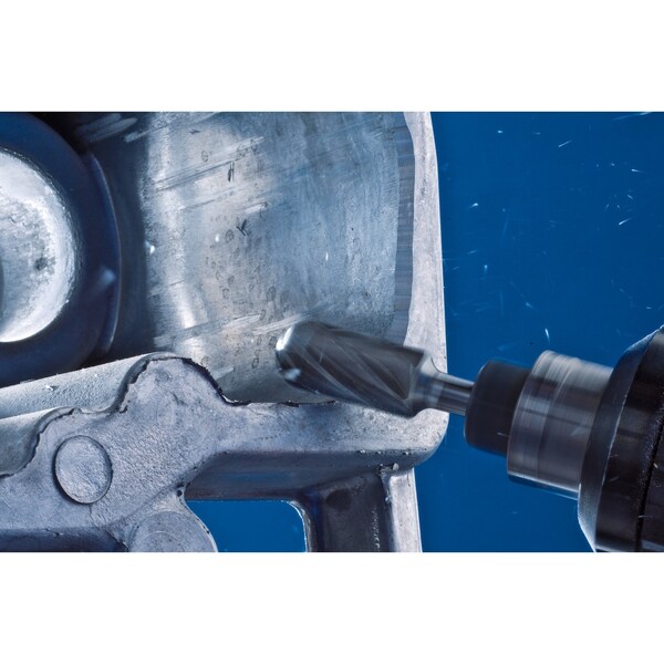 Pferd HICOAT Bur - Cylind. (Rad. End), ALU Cut - 1/2" x 1" x 1/4" Shank - SC-5, NFE Coating - 27165