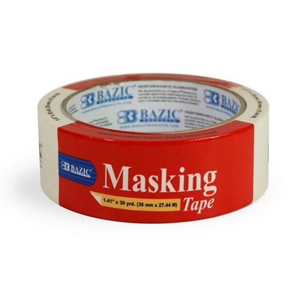 Bazic Products Bazic 1.41 X 1080 30 Yards General Purpose Masking Tape, 36Pk - 953