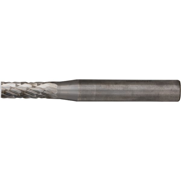 Pferd Carbide Bur - Cylind. (Plain End), DBL Cut - 3/16" x 5/8" x 1/4" Shank - SA-14 - 24022