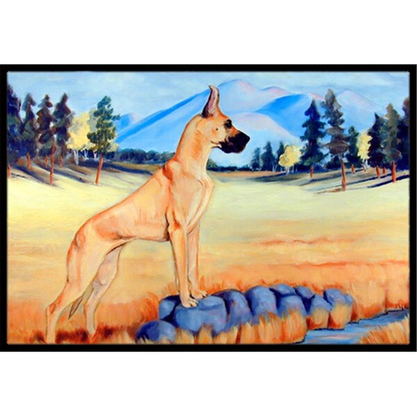 Carolines Treasures 24 x 36 in. Great Dane Indoor Or Outdoor Doormat - 7504JMAT