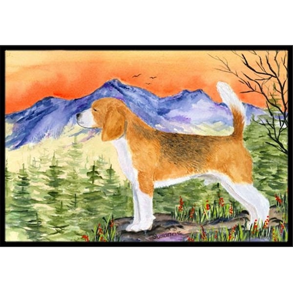 Carolines Treasures Carolines Treasures SS8615MAT 18 x 27 in. Beagle Indoor Outdoor Doormat - SS8615MAT