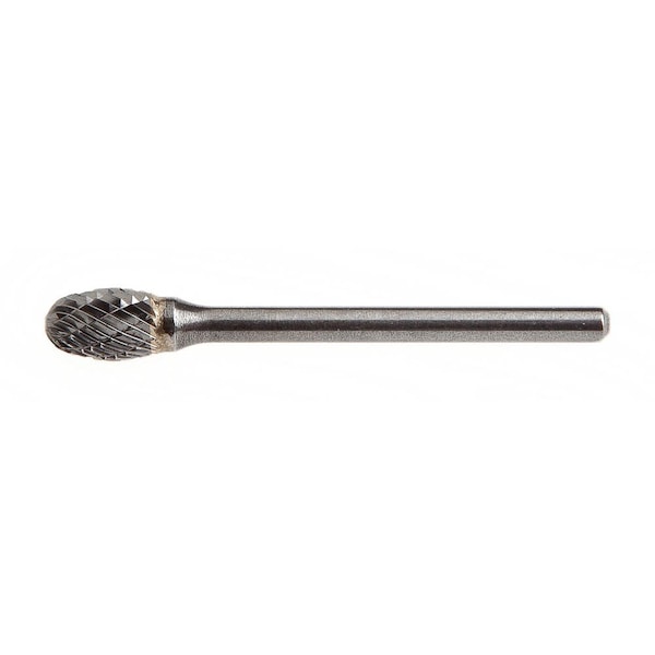 Forney Tungsten Carbide Burr, 1/4 in Oval Shaped SE-51 - 60139