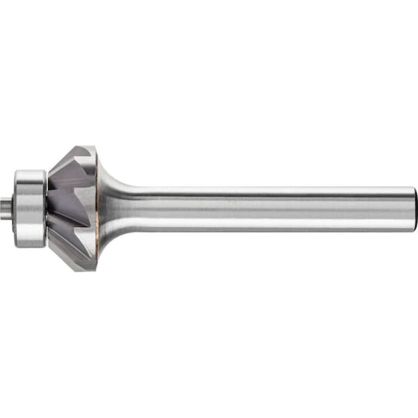 Pferd 25105 Bearing Carbide Bur - EDGE Cut 45 Degrees 5/8in Dia x 1/8in, 1/4in Shank - 25105-PFERD