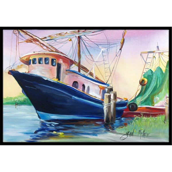 Carolines Treasures Shrimper Southern Star Indoor and Outdoor Mat- 24 x 36 in. - JMK1078JMAT