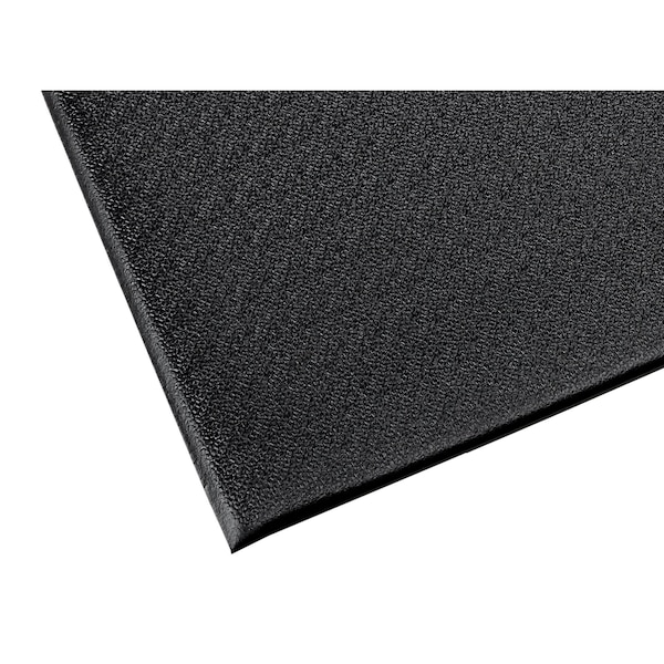 Crown Matting Technologies Antifatigue Mat, 30' L x 3' W, 5/8" Thickness, PVC Foam, Black - TS6P036BK-30