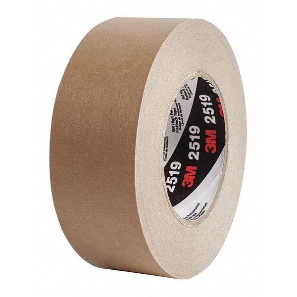 3M HghPerformnceFltbckTp2519Tn, 7, PK12, 48mm W x 110m L, 7.1 mil Thick, 12 PK - 2519