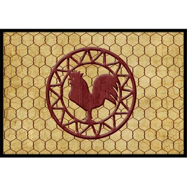 Carolines Treasures Carolines Treasures SB3085MAT Rooster Chicken Coop Indoor Or Outdoor Mat 18 x 27 In. - SB3085MAT