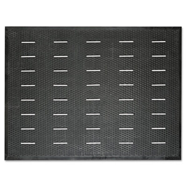 Dwellingdesigns Free Flow Comfort Utility Floor Mat, 36 x 48, Black - DW1692042