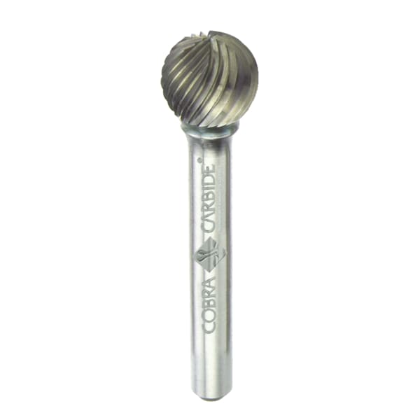 Cobra Carbide Carbide Burr, Double Cut Shape D Regular Length, SD-6, 5/8 - 10635
