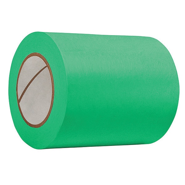 Zoro Select Masking Tape, 1/2 in W x 60 yd L, 4.8 mil Thick, Green, Rubber Adhesive, 72 PK - TC602-0.5"X60YD-LTGN(CA-72)