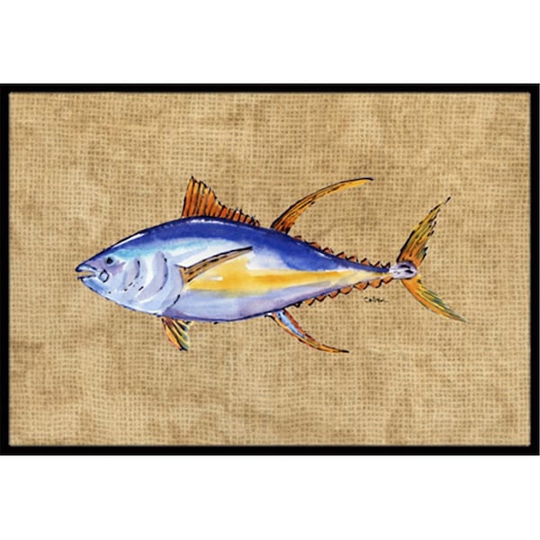 Carolines Treasures 24 x 36 In. Tuna Fish Indoor or Outdoor Mat - 8817JMAT