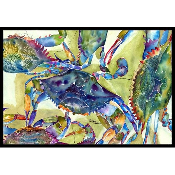 Carolines Treasures Carolines Treasures 8512JMAT 24 x 36 in. Crab All Over Indoor Or Outdoor Mat - 8512JMAT