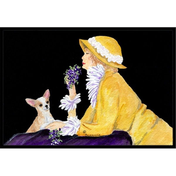 Jensendistributionservices 18 x 27 in. Chihuahua Indoor Outdoor Doormat - MI2557782
