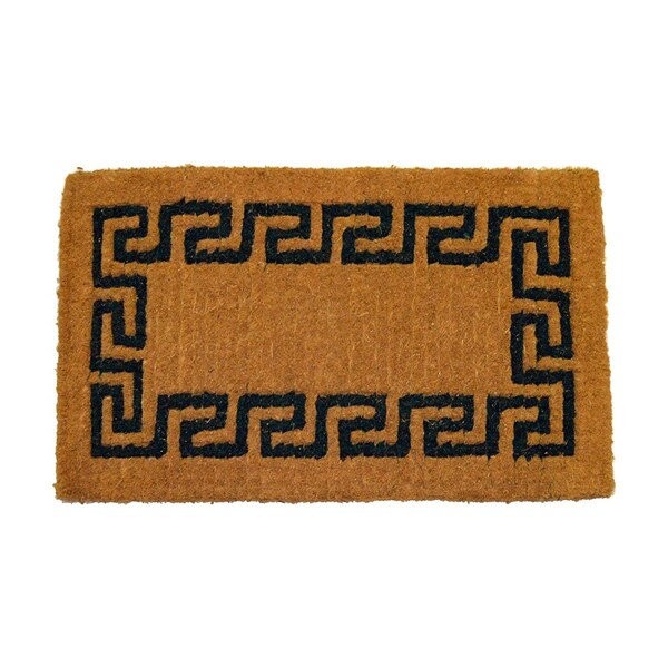 Geo Crafts Geo Crafts G256-48gr Igk 30 x 48 in. Imperial Greek Key Doormat - Green - G256-48GR IGK