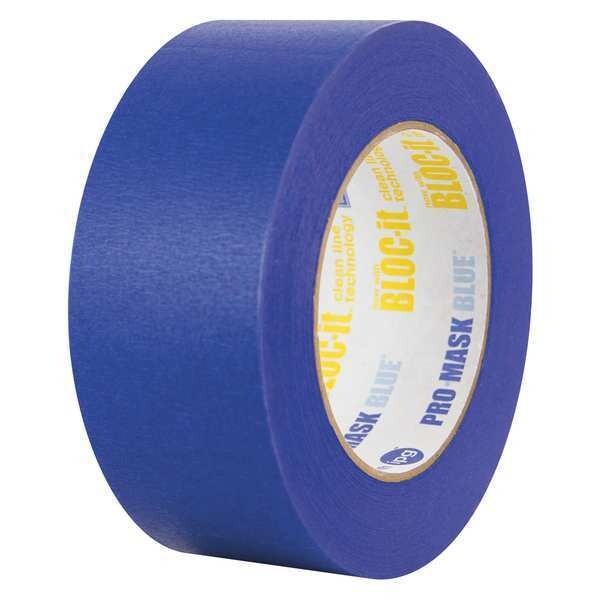Intertape Blocit Tel 48Mmx54.8M Bc, Pk12, 1.89" W x 54.8" L, Blue, Synthetic Rubber Adhesive, 16 PK - 99440