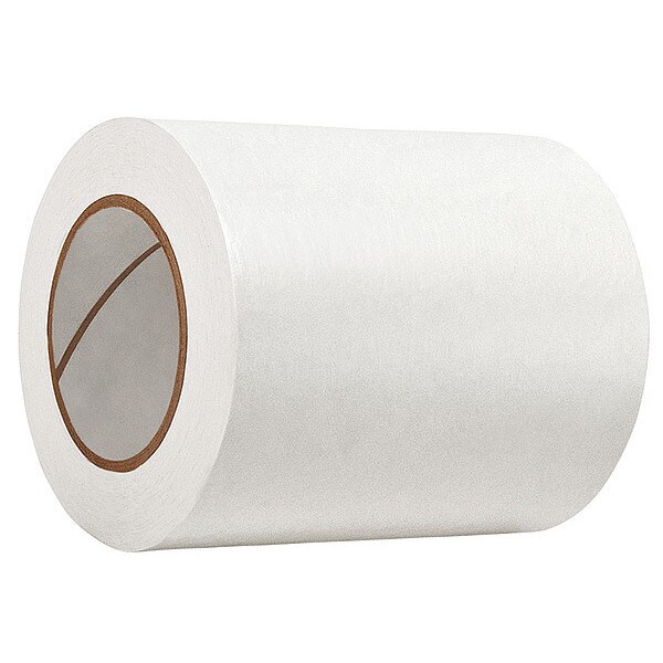 Zoro Select Masking Tape, 2 in W x 60 yd L, 4.9 mil Thick, White, Rubber Adhesive, 24 PK - TC602-2"X60YD-WHT(CA-24)