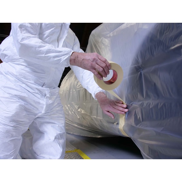 3M Painters Masking Tape, 48 mm W x 55 m L, 7.6 mil Thick, Tan, Rubber Adhesive, 24 PK - 2693