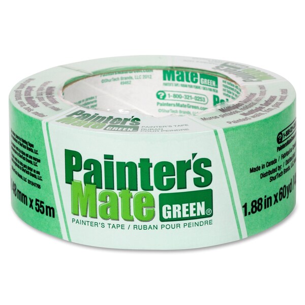 Painters Mate Painter's Mate 1.88 in. W X 60 yd L Green Medium Strength Painter's Tape 1 pk - 667016
