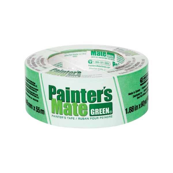 Painters Mate Painter's Mate 1.88 in. W X 60 yd L Green Medium Strength Painter's Tape 1 pk - 667016