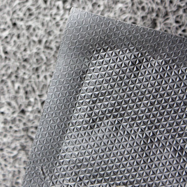 Floortex Mat, Vinyl, 0.47 in Thick, Storm Gray, 48 in W x 72 in L - NREMFLVA0010