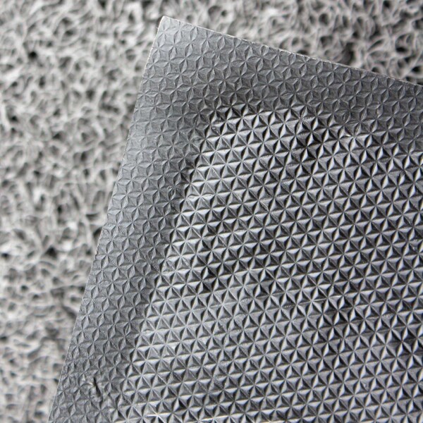 Floortex Mat, Vinyl, 0.47 in Thick, Storm Gray, 48 in W x 72 in L - NREMFLVA0010