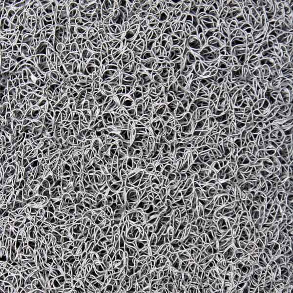 Floortex Mat, Vinyl, 0.47 in Thick, Storm Gray, 48 in W x 72 in L - NREMFLVA0010
