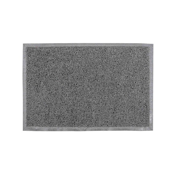 Floortex Mat, Vinyl, 0.47 in Thick, Storm Gray, 48 in W x 72 in L - NREMFLVA0010