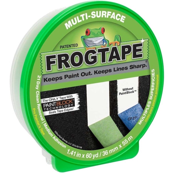 Frogtape FrogTape 1.41 in. W X 60 yd L Green Medium Strength Painter's Tape 1 pk - 1358465
