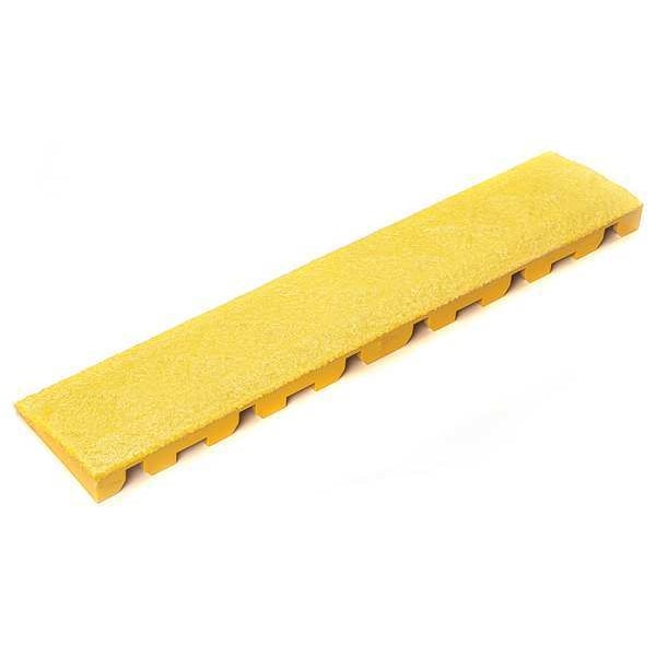 Ergo Advantage Safe-Flex Ramp Edge, PVC, 4 in W x 18 in L, 1 in Thick, 10 PK - AG3-Y