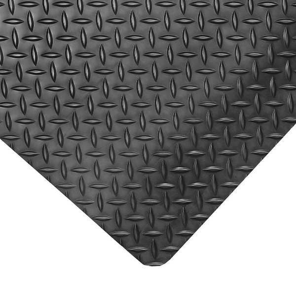 Notrax Traction Runner, Rubber, 5/32 in Thick, Black, 2 ft W x 30 ft L - 738C0036BL30