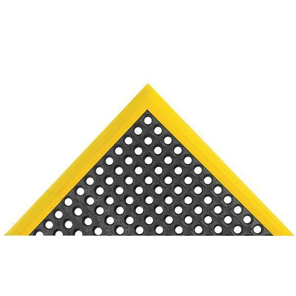 Notrax Antifatigue Mat, Rubber, Open Grid, 28 in W x 40 in L, Black - 549S2840YB