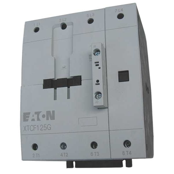 Contactor magnético IEC de Eaton, 4 polos, 120 V CA, 80 A, Inversión: No - XTCF125G00A