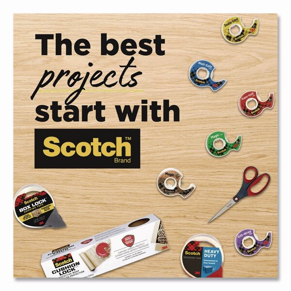 Scotch Magic Tape Cabinet Pack, 1in Core, 0.75in x 27.7 yds, Clear, 12PK - 810K-12-CP