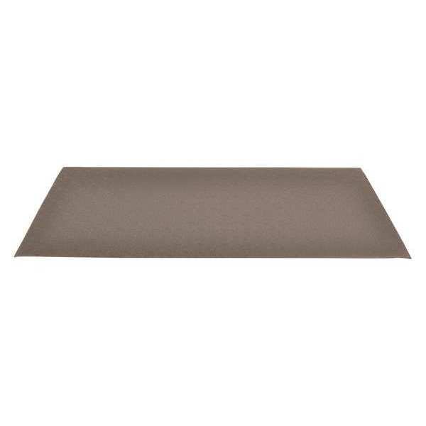 Notrax Antifatigue Mat, 4 ft. L x 2 ft. W, 1/2" Thickness, Closed Cell PVC Foam, Pebble, Black - 415S0024BL
