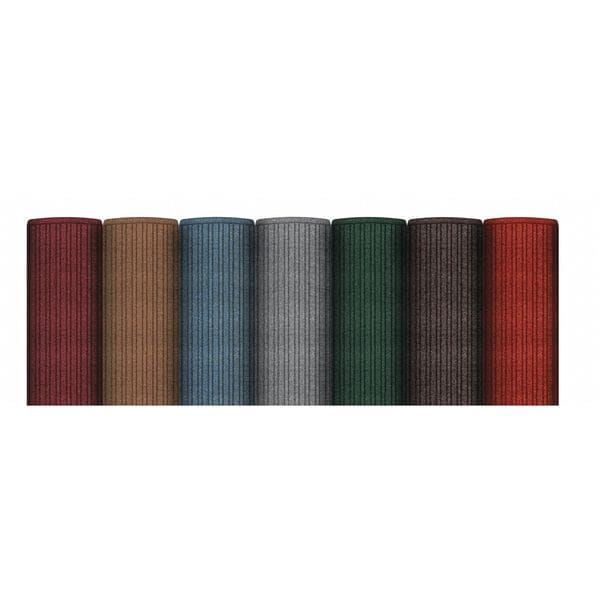 Notrax Entrance Mat, Polypropylene, 3/8 in Thick, Charcoal, 3 ft W x 5 ft L - 161S0035CH